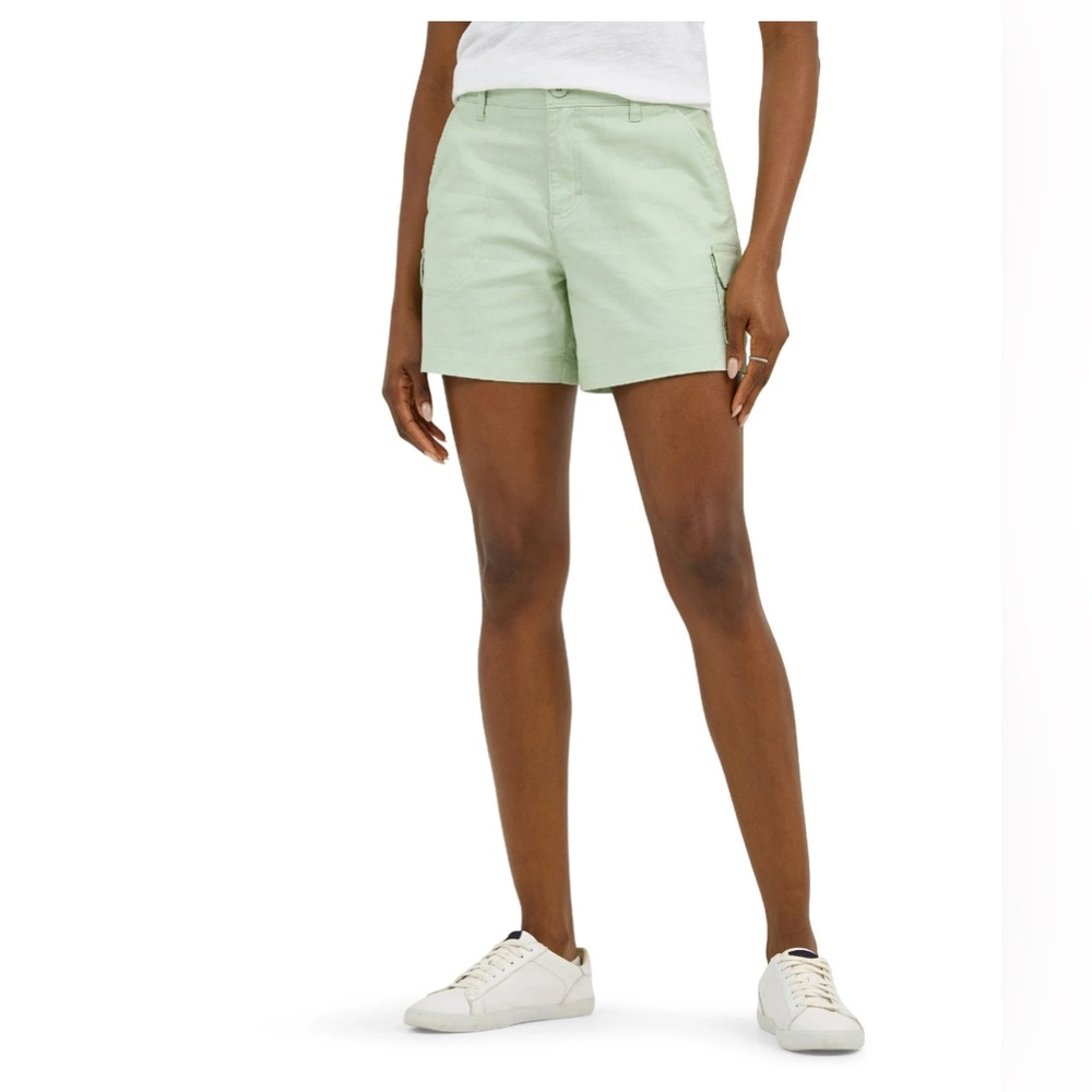 Lee Light Green Women's Cargo Shorts